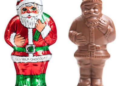 Solid Chocolate Santa
