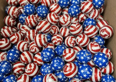 Patriotic Milk Chocolate Balls